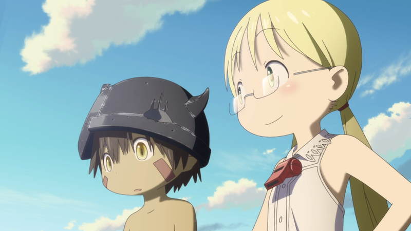 Reg and Riko - our intrepid duo at the start of their adventure, so far unmutilated.
